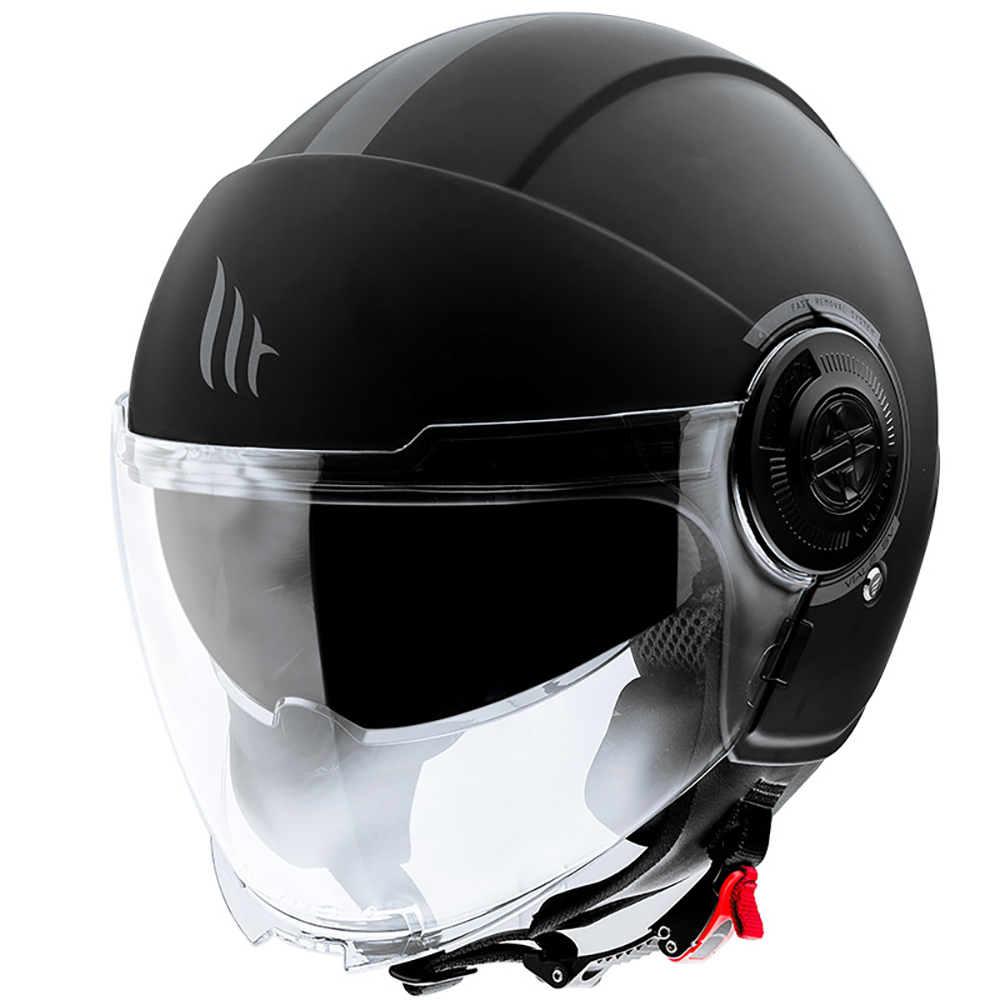 MT Helmets MT Viale Solid - Black Extra Small